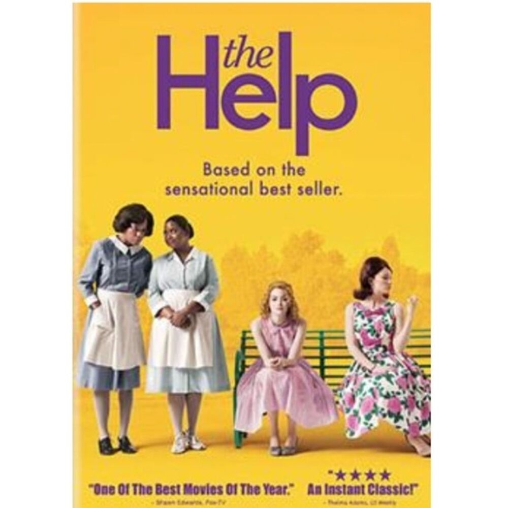 The Help DVD Movie best seller Emma Stone Viola Davis drama cinema Novel